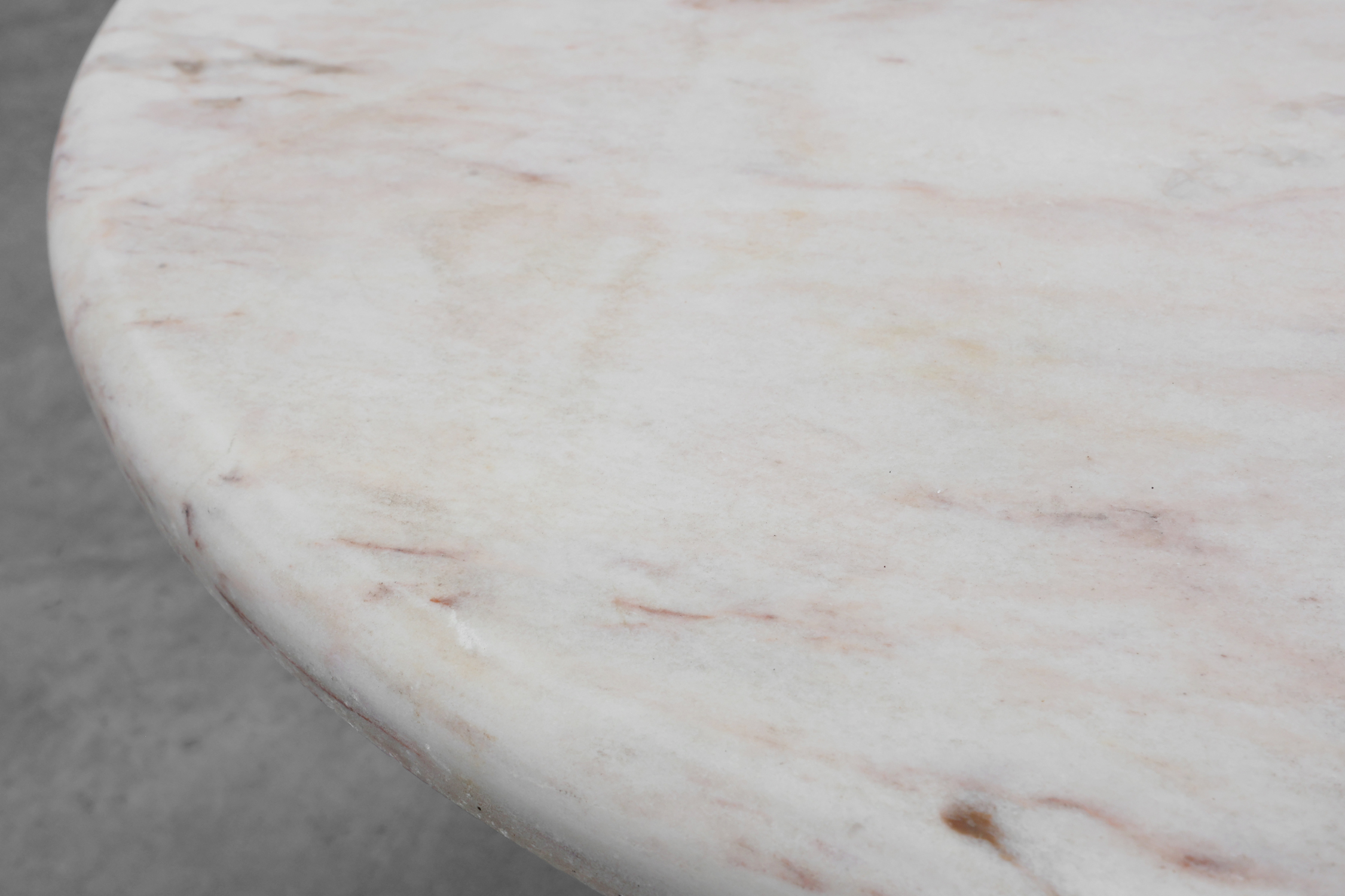 Cast iron garden table with Carrara marble top, France ca. 1900thumbnail